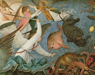 The Fall of the Rebel Angels, 1562 (detail) by Pieter Bruegel the Elder